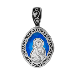 Серебряная ладанка Богородица, 6.60