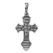 Серебряный крестик с чернением, 4.50