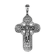 Серебряный крестик с чернением, 6.80