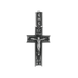 Срібний хрестик з чорнінням, 2.46